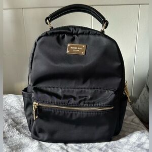 Sold❗️* MICHAEL KORS - Satin Black Backpack